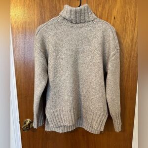 Cozy Turtleneck Sweater in Gray